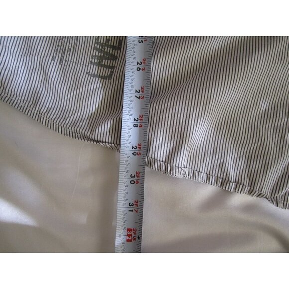 Men's Decoded Stripe Button Up Long Short Sleeve Shirt Sz XXL (MT247) - Picture 3 of 12